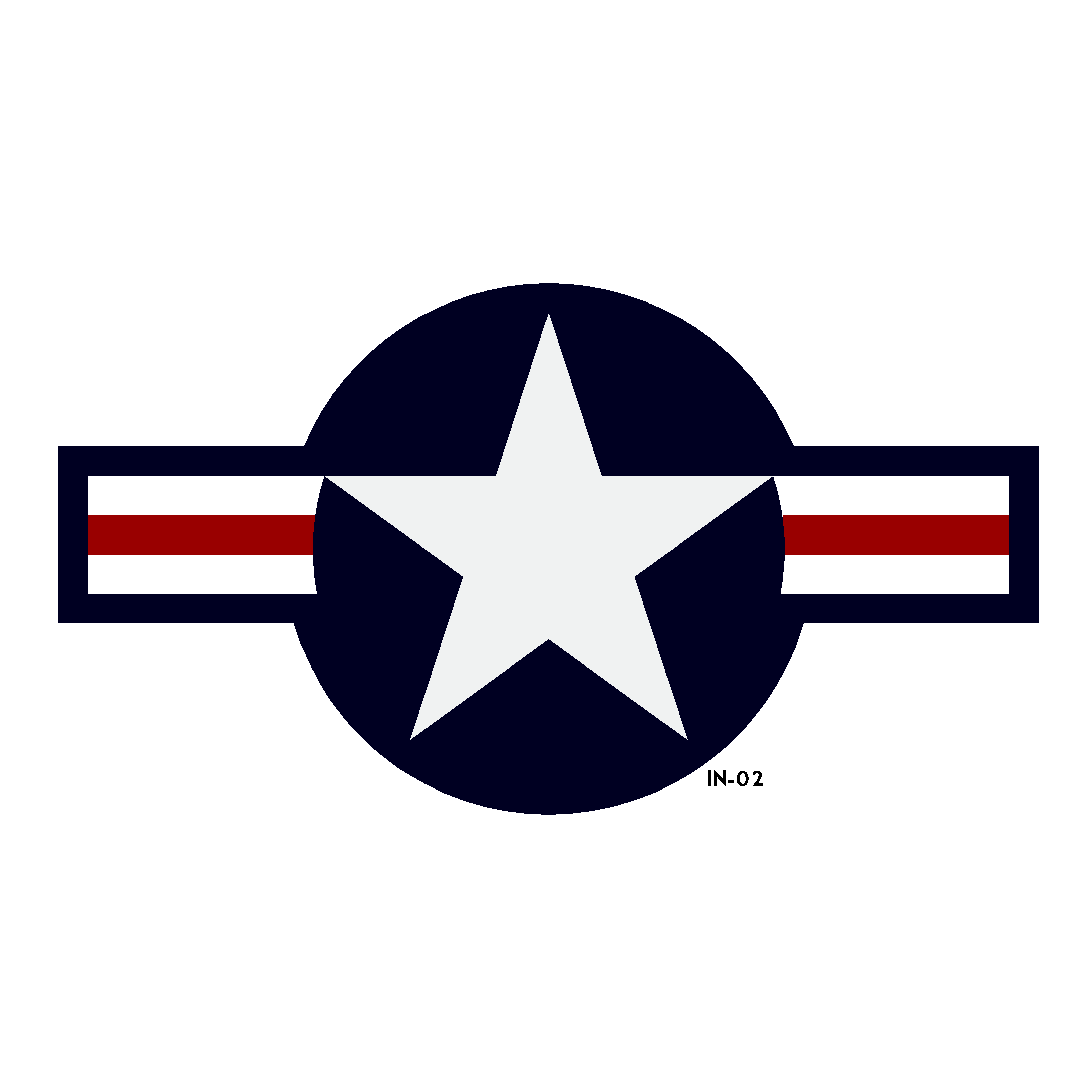 U.S. Army Air Force National Star and Bars Insignia - Spec. AN-I-9b