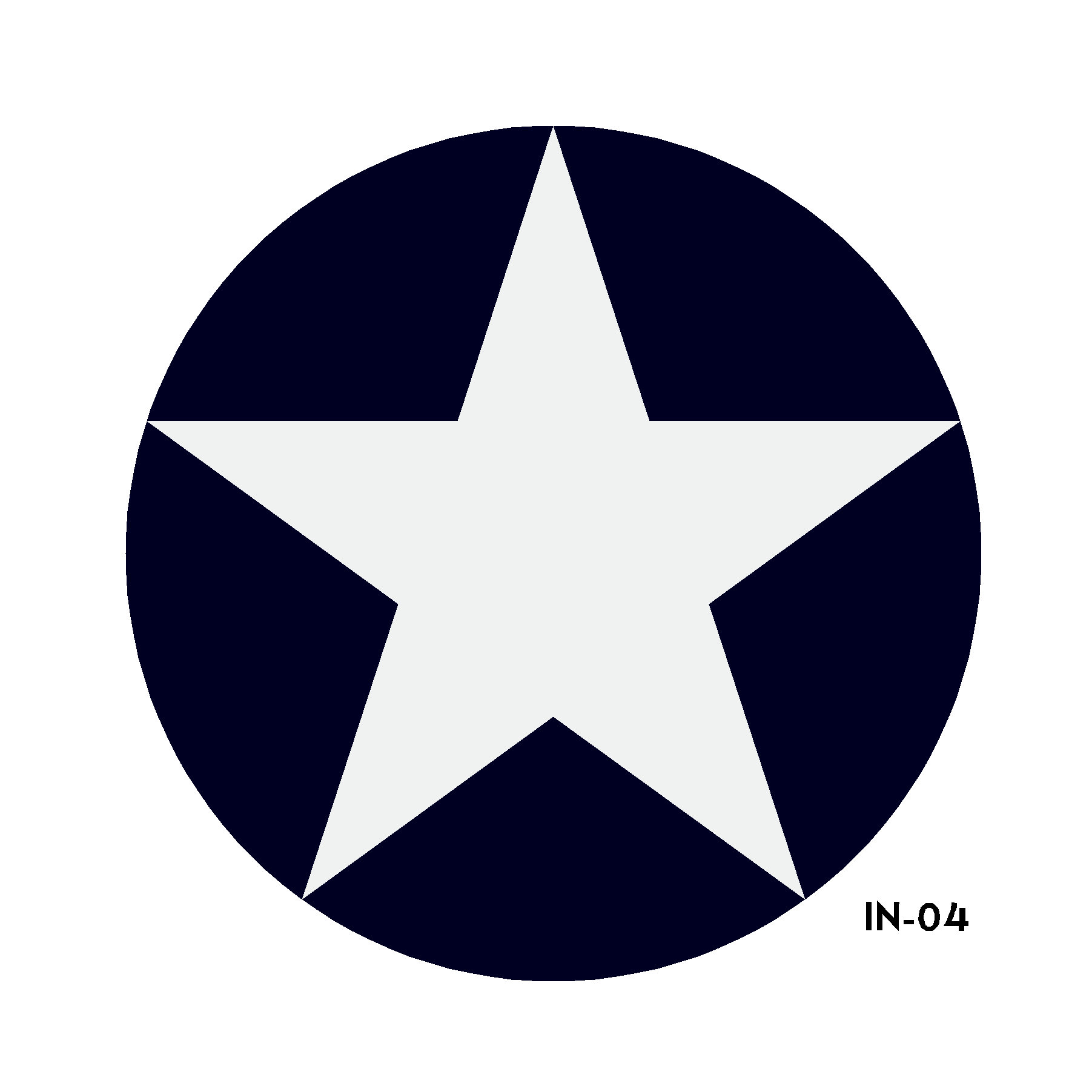 U.S. Army Air Force National Star in Circle Insignia - Spec. No. 24102K